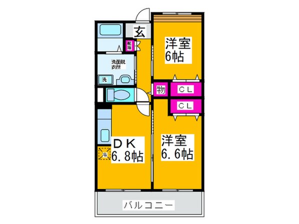 エアリ－ヒルの物件間取画像